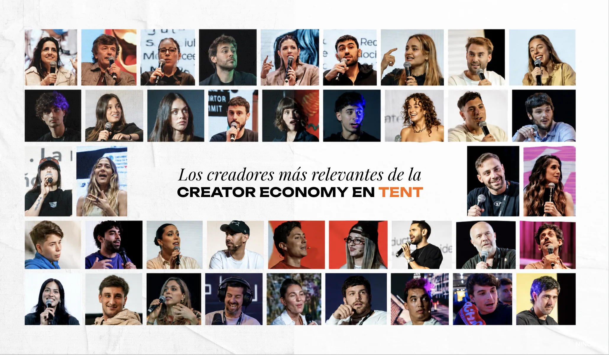 Los creadores más relevantes de la creator economy en Tent